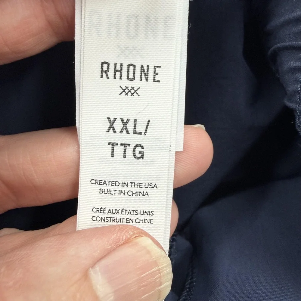 Rhone Swim Shorts Mens 2XL Blue Colorblock Riptide 6 Inseam Trunks Quick‎ Dry